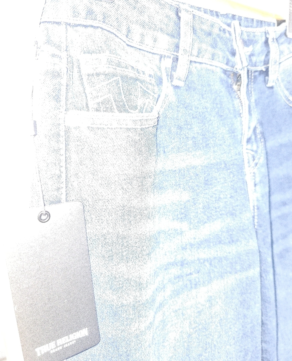 True Religion Bobbi baggy jeans in dark wash blue - Picture 11 of 11